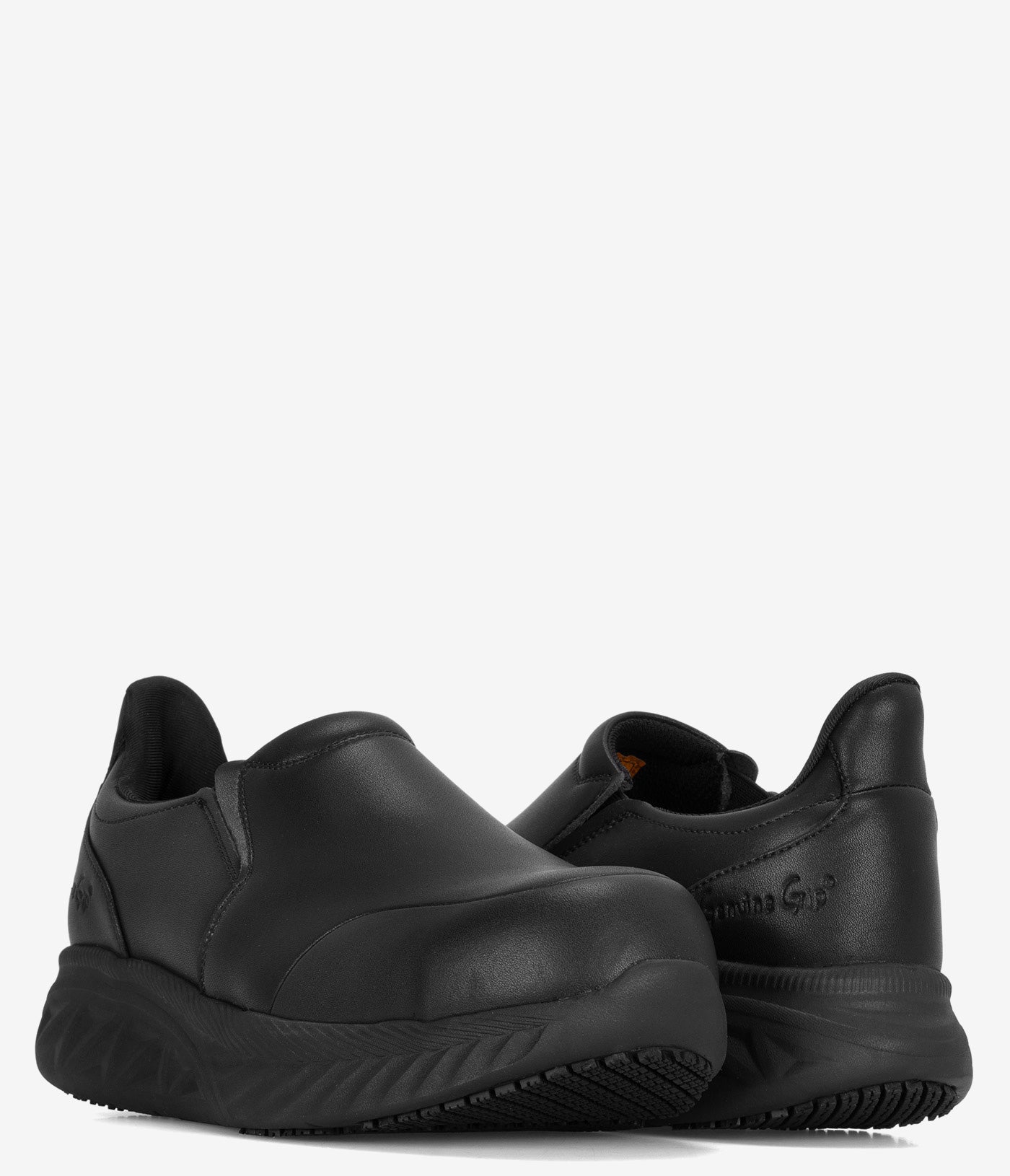 Genuine Grip 1401 Composite Toe Slip-Resistant Work Shoes for Men - Comfortable Slip-On Design for Construction, Warehouse & Industrial Safety