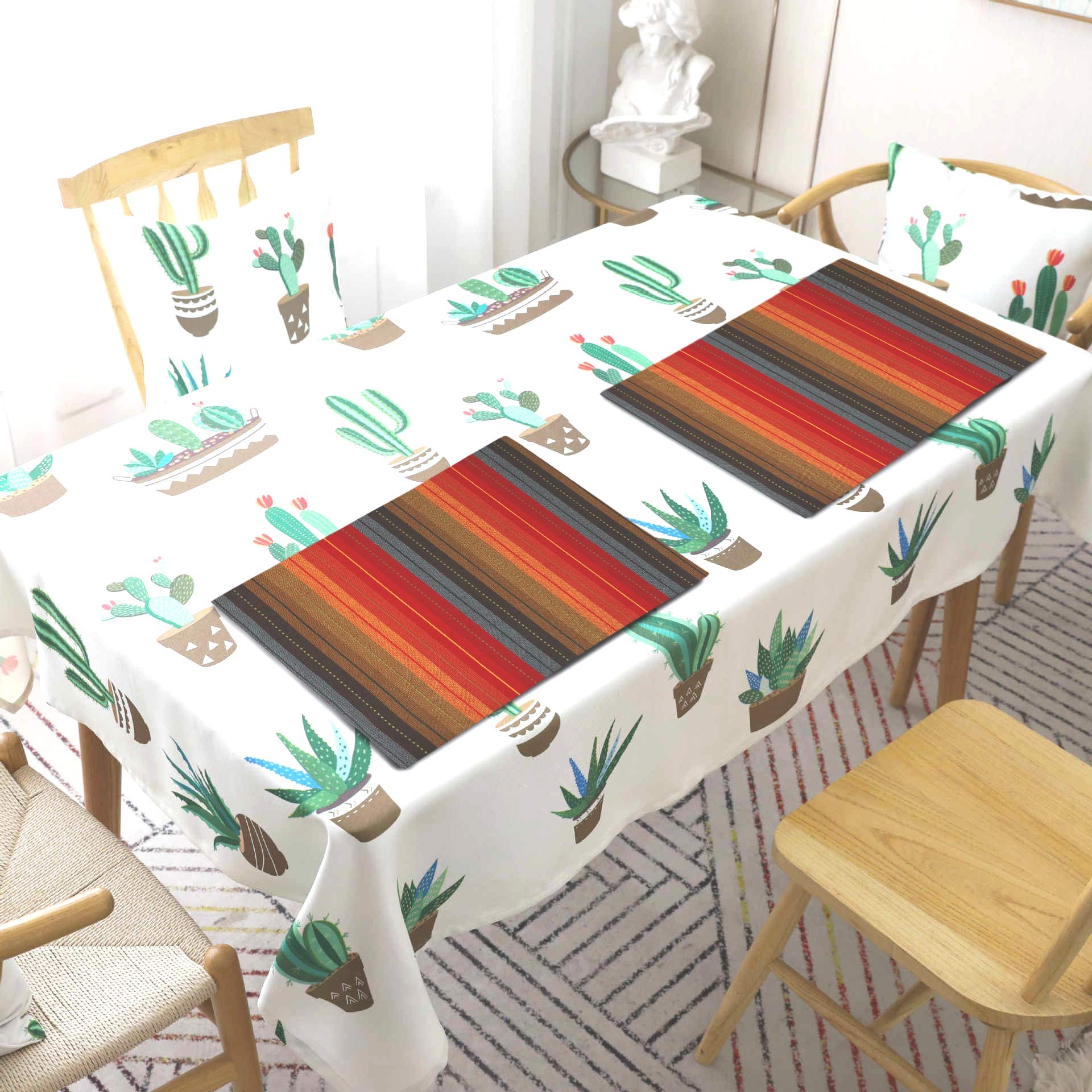 Premium 100% Cotton Oversized Placemats Set of 6 - 14