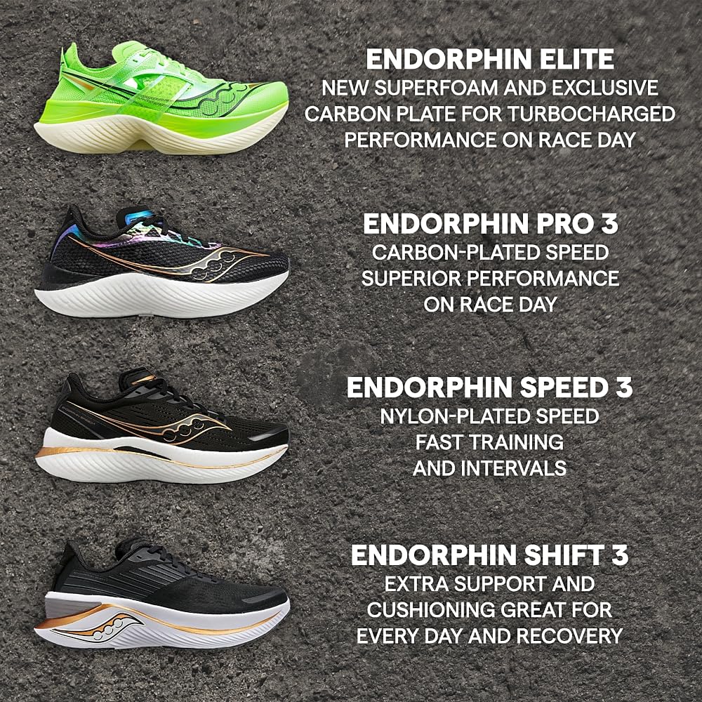 Saucony Endorphin PRO 3 Women's Running Shoes - Lightweight Racing Sneakers for Marathon & Training - High-Performance Cushioned Road Running Shoes for Women Athletes | Perfect for Long Distance Running, Speed Workouts & Daily Jogging