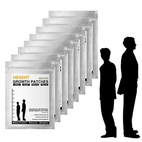 Height Growth Patch for Adults & Teens - Natural Acupuncture Stimulating Foot Stickers (64 PCS) | Bone Growth Support | Increase Height Naturally | Perfect for Daily Use, Sports & Nighttime Application