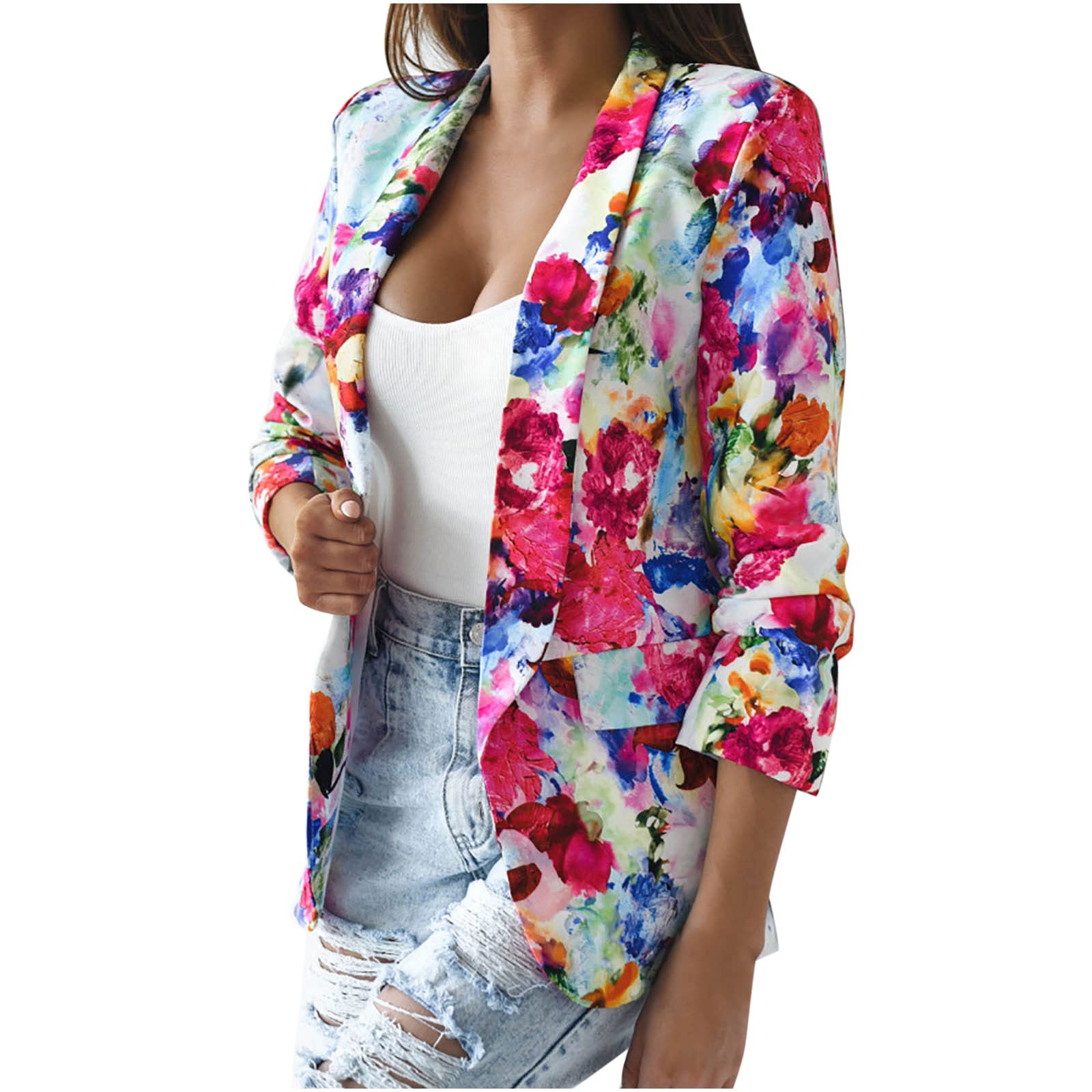 Trendy Women's Blazer Jackets for Casual & Business - Summer/Autumn Wear