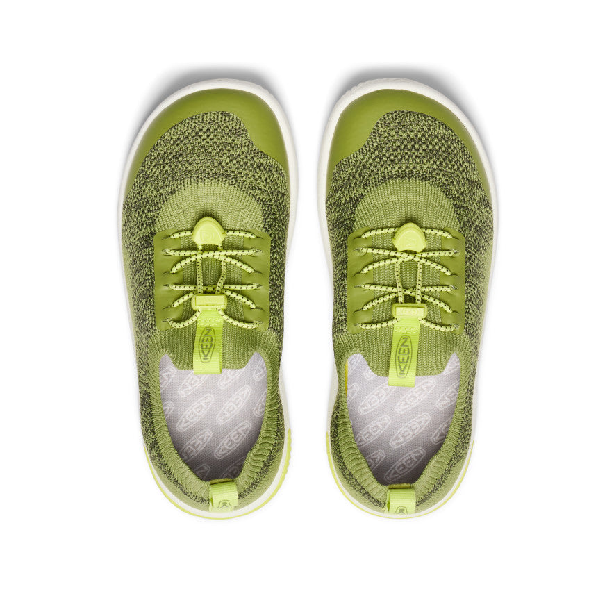 KNX Knit Sneakers for Big Kids - Breathable & Lightweight Iguana/Evening Primrose Color | Perfect for School, Play & Everyday Wear