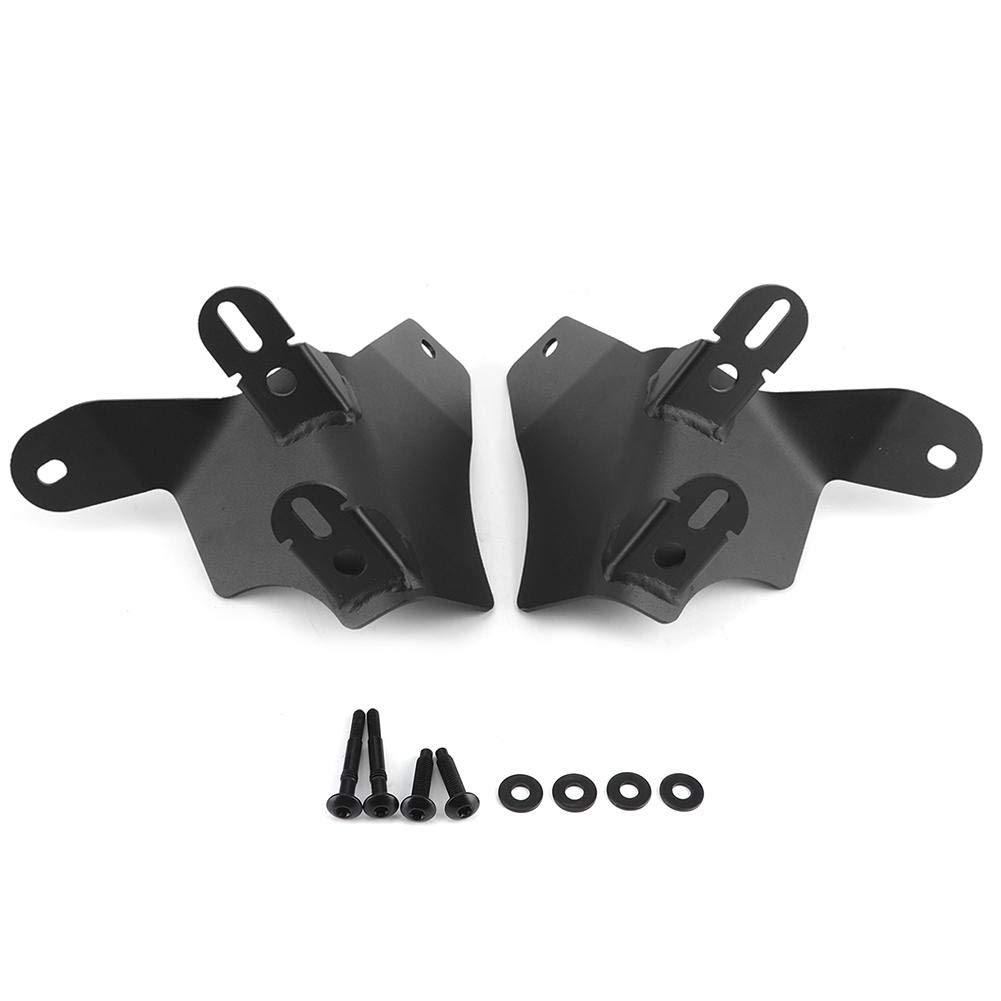 Terisass LED Work Light Mount Bracket - A-Pillar Dual Lower Windshield LED Cube Lamp Mounting Kit for Jeep Wrangler JL JK | Off-Road Lighting Accessories for Night Driving & Adventure