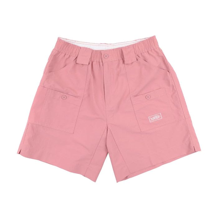 AFTCO Original Fishing Shorts for Men - Quick-Dry, Lightweight Long Fishing Shorts with UPF Protection - Perfect for Saltwater, Freshwater, and Boat Fishing Adventures