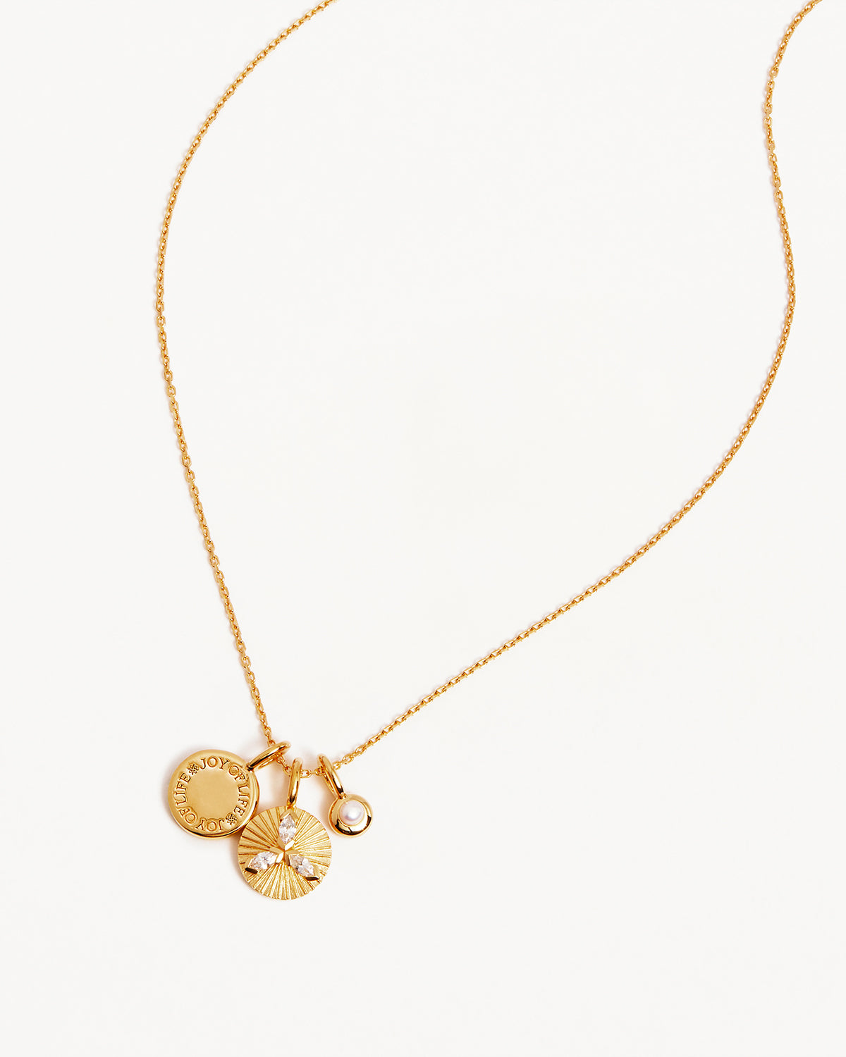 18k Gold Vermeil Joy Necklace for Women - Elegant & Dainty Layering Jewelry - Perfect for Everyday Wear, Gifts & Special Occasions