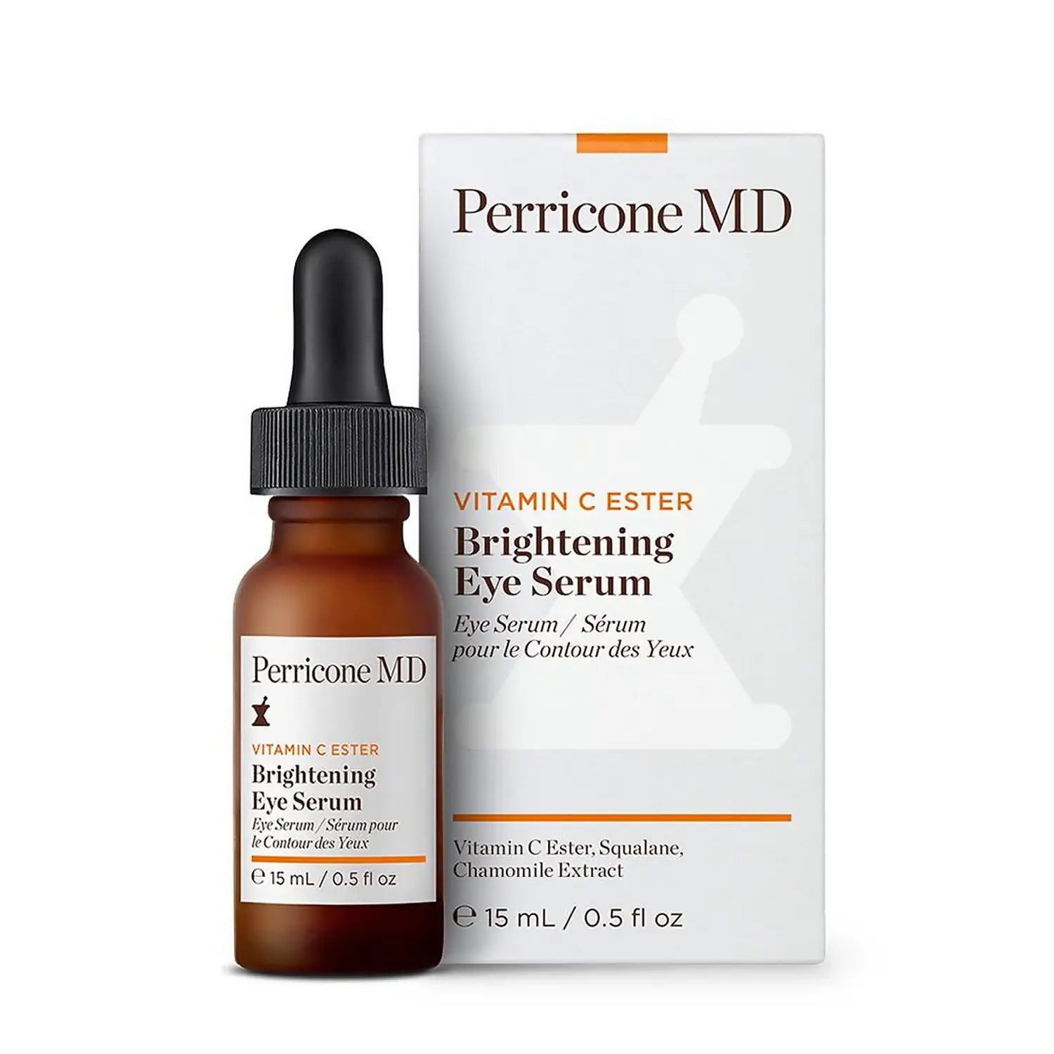 Perricone MD Vitamin C Ester Brightening Eye Serum - Dark Circle Treatment & Anti-Aging Eye Cream for Puffiness & Wrinkles - Perfect for Night & Day Skincare Routine