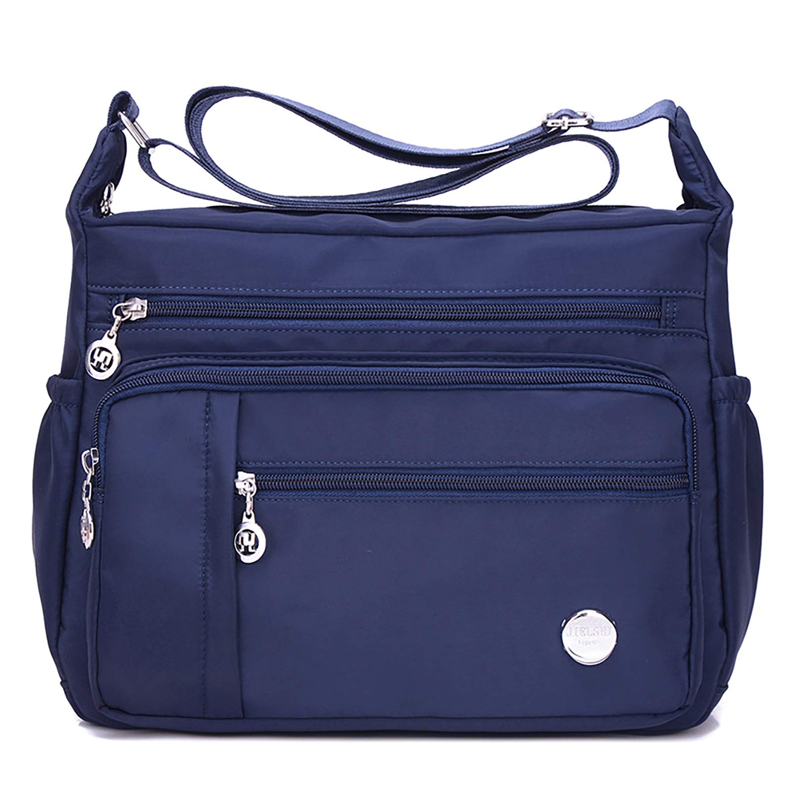 Waterproof Nylon Crossbody Bag for Women - Multipocket Purse for Travel & Daily Use