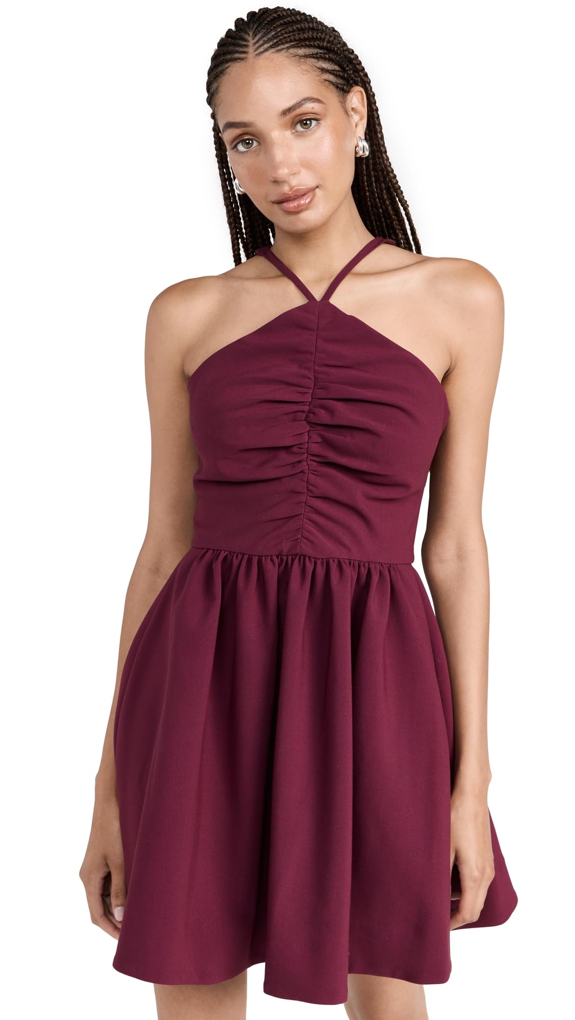 LIKELY Women's Rinata Dress - Flowy Summer Midi Dress with Puff Sleeves | Perfect for Beach Vacations, Brunch & Date Nights