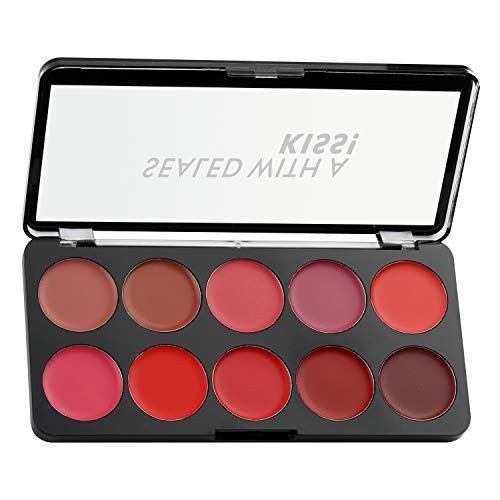 Lyon Beauty USA Matte Lip Contour Palette - Long Lasting Matte Finish Lipstick Set (Shade 01) for Everyday Wear & Special Occasions