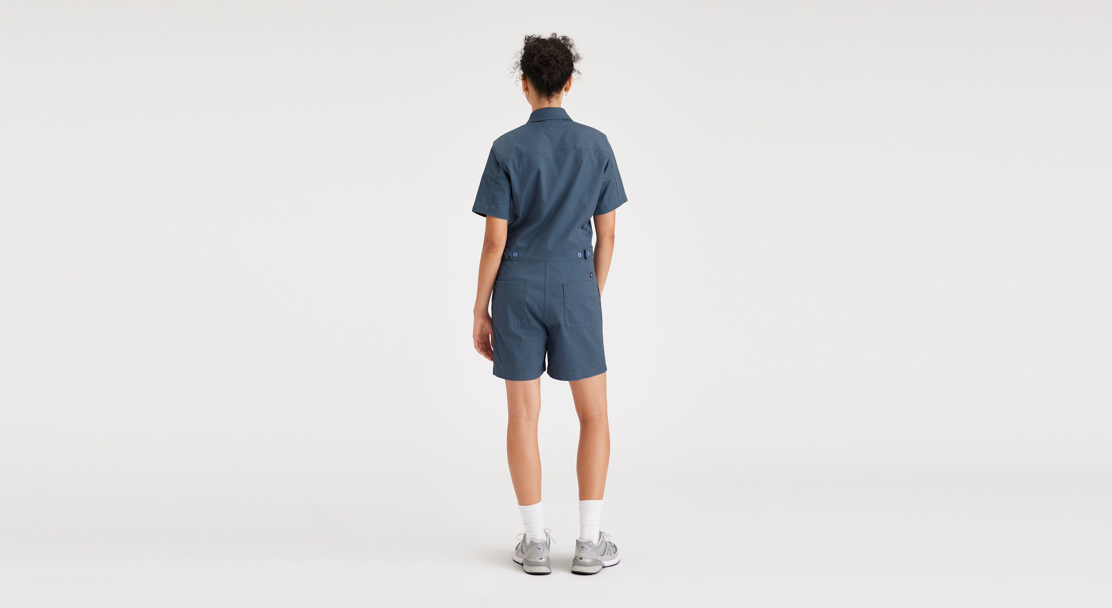 Women's Casual Playsuit - Relaxed Fit Jumpsuit with Pockets | Perfect for Summer Outfits, Beach Vacations & Lounge Wear