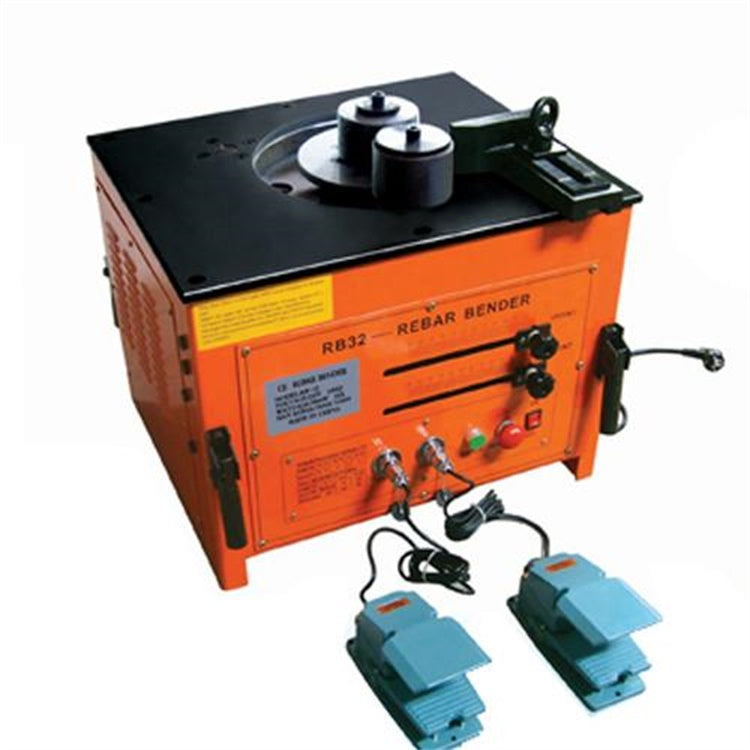 220V 32mm Rebar Bender - Compact Table Top Bending Machine | Aiko RBB RB32 Model | Perfect for DIY Projects, Construction Sites & Metal Workshops