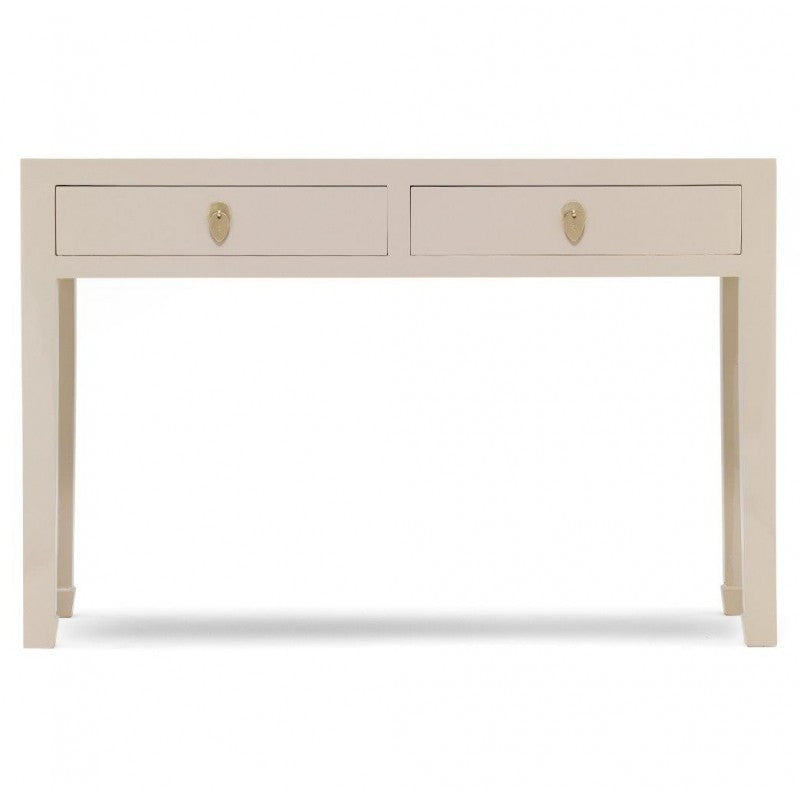Golden Dragon Oriental Painted Solid Wood Console Table 120x35x80cm - Entryway Hallway Sofa Table for Home Decor & Asian Style Living Room Furniture