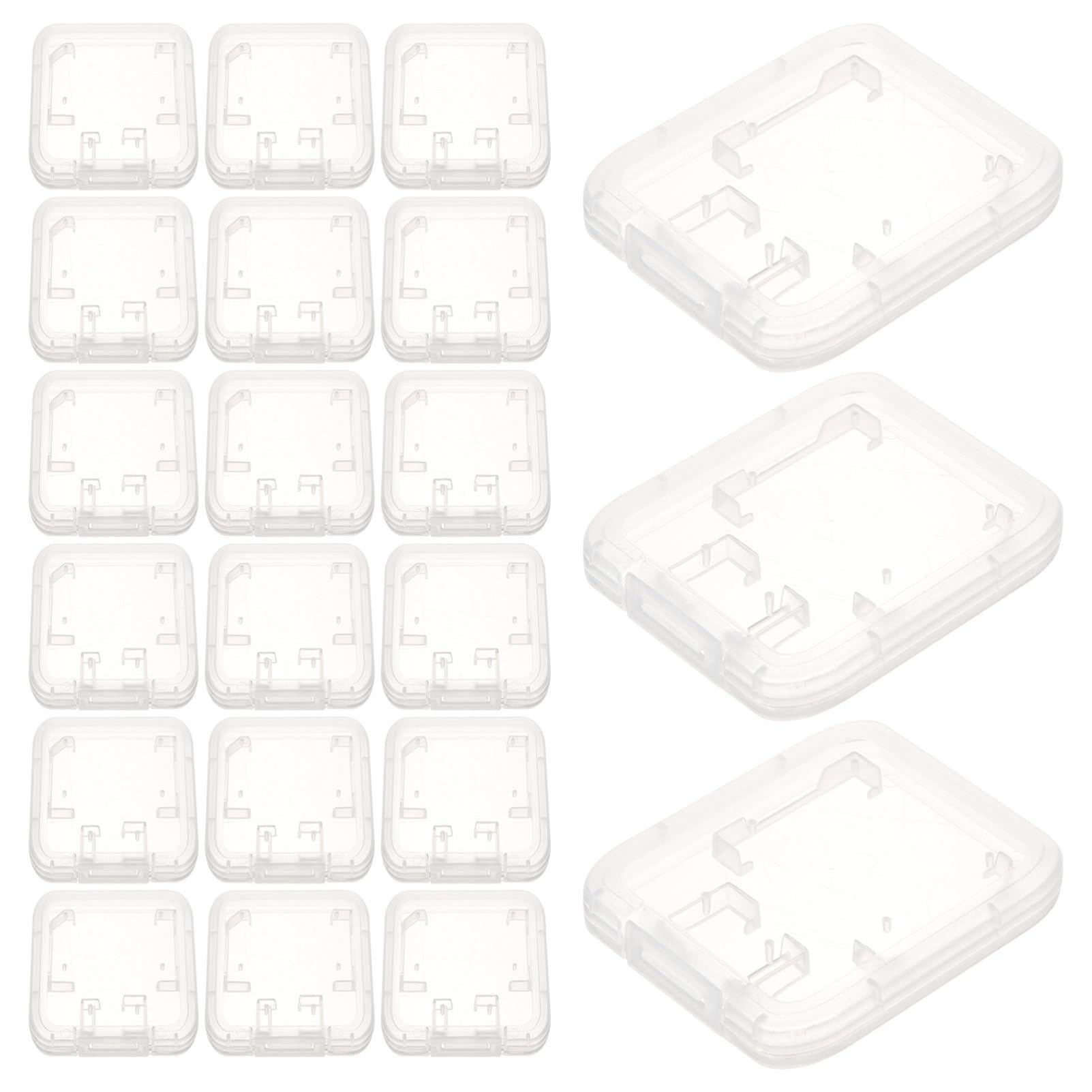 72 Pcs Memory Card Storage Box - Waterproof SD Card Holder Case for Camera, DSLR, GoPro - Compact Plastic Organizer for Memory Cards, USB Drives, SIM Cards - Perfect for Travel, Photography & Office Use