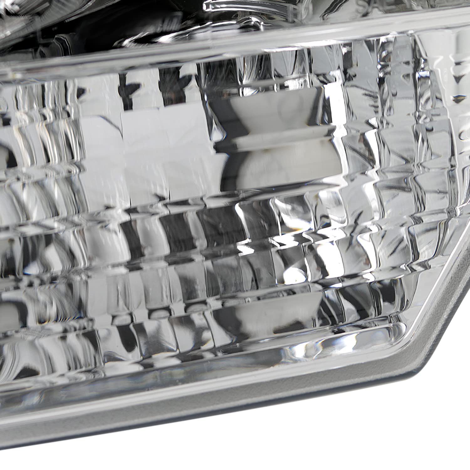Spec-D Tuning Dual Halo Projector Headlights with Clear Full LED Tail Lights - Compatible with 2009-2012 Ford F150 (Left & Right Pair) - Headlamp Assembly for Enhanced Night Visibility & Stylish Look