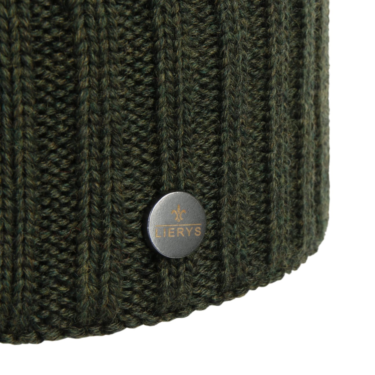 Lierys Merino Wool Rib Knit Beanie - Soft Winter Hat for Men & Women - Perfect for Skiing, Hiking & Cold Weather Activities