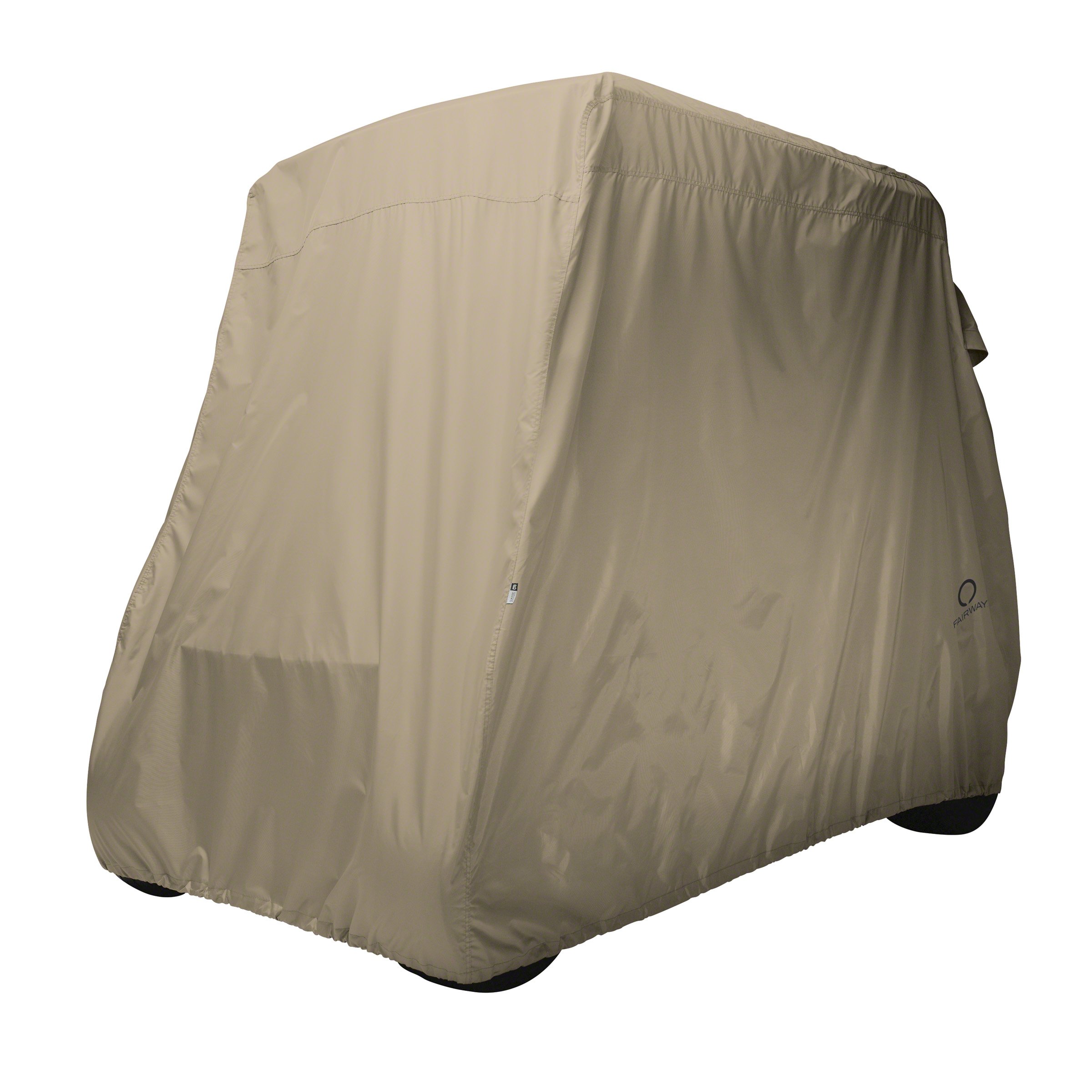 Classic Accessories Fairway Golf Cart Cover - Waterproof & UV Resistant - Fits Most Golf Carts - Perfect for Outdoor Storage & Protection