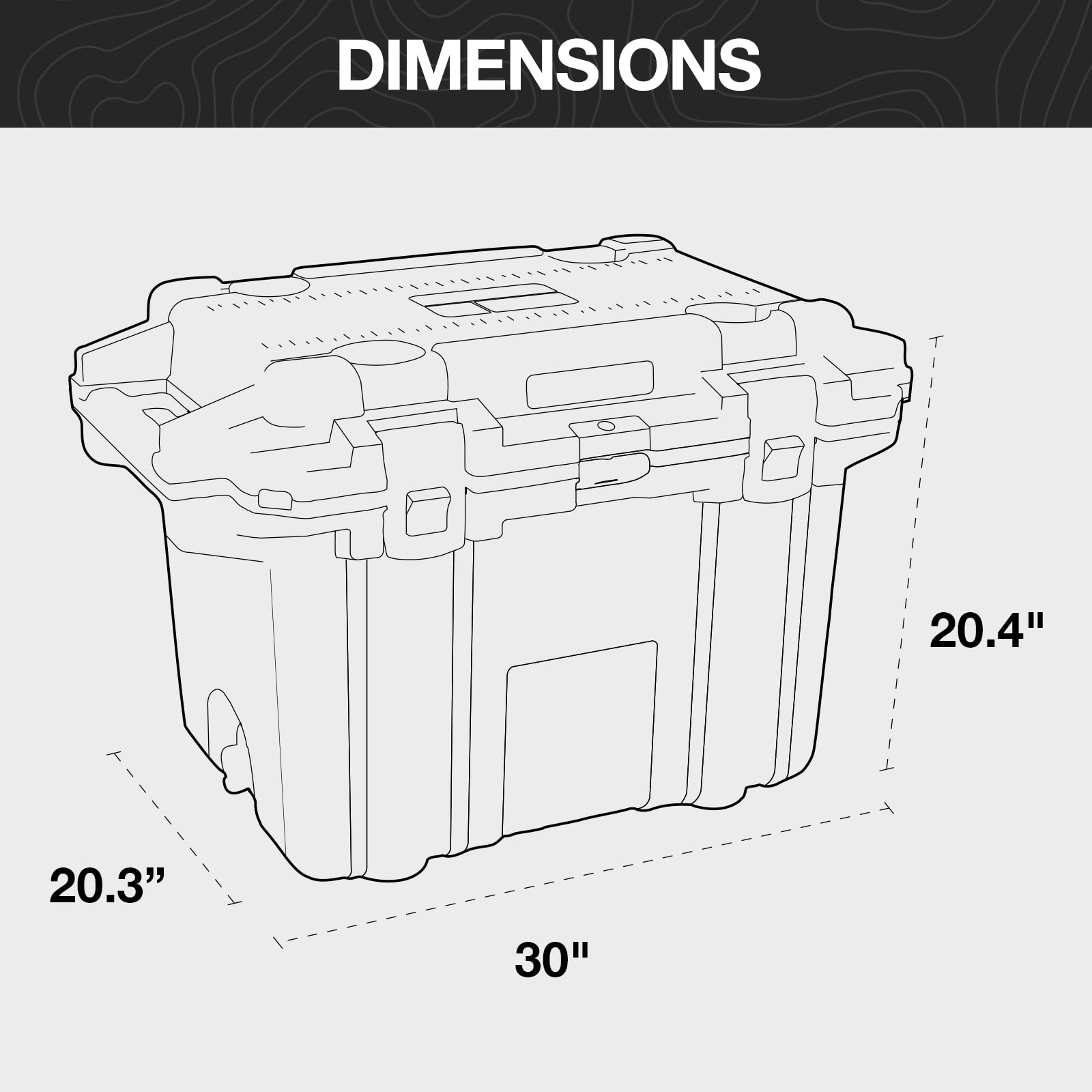 Pelican 50 Quart Elite Cooler - Heavy Duty Rotomolded Ice Chest for Camping, Fishing & Outdoor Adventures | Extreme Cold Retention & Bear Proof Design