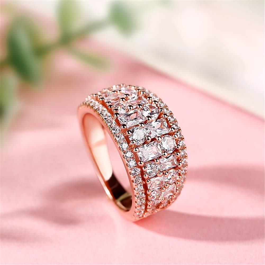 Jeulia 925 Sterling Silver Women's Diamond Band Ring - CZ Wedding, Engagement, Anniversary, Promise Ring Set for Bridal Jewelry | Perfect for Proposals, Bridal Parties, and Special Occasions