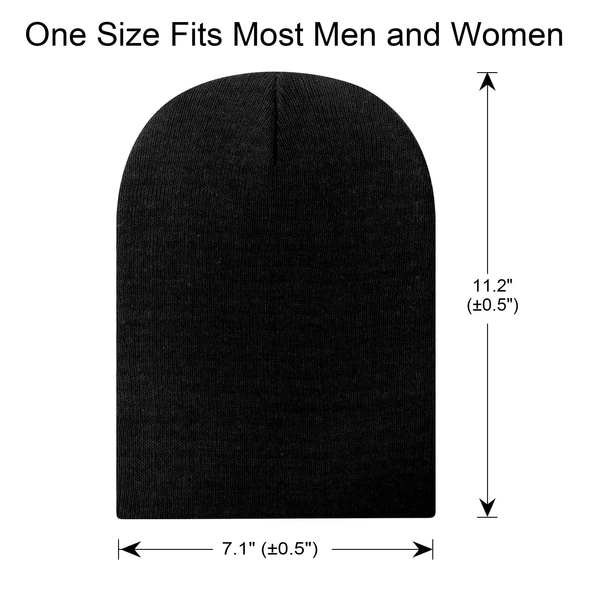 25 Pack Winter Beanie Hats Bulk for Men & Women - Warm Knit Skull Caps for Cold Weather - Perfect for Skiing, Snowboarding & Outdoor Activities