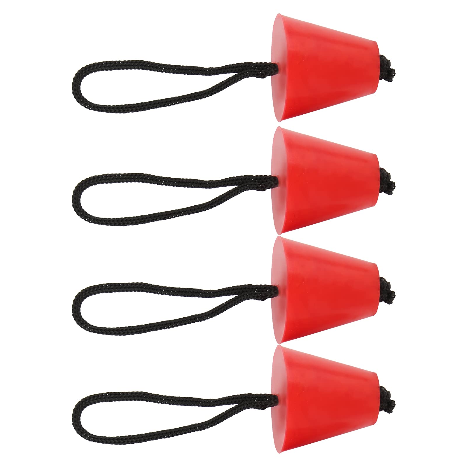 Kayak Drain Hole Plugs - 4 Pack Waterproof Canoe Drain Hole Stoppers, Durable & Easy to Use for Kayaking, Fishing, and Water Sports Accessories