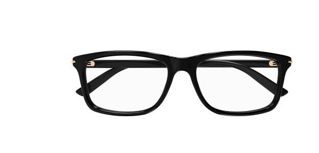 Gucci GG14470 001 Black Clear Rectangular Men's Eyeglasses - Stylish Designer Glasses for Men | Perfect for Office, Driving & Everyday Wear