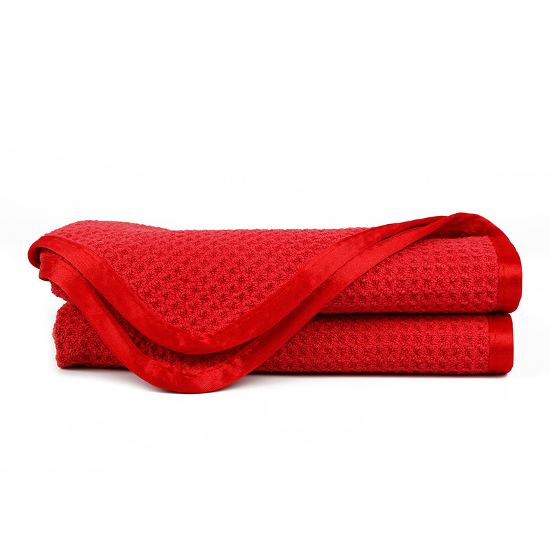 Premium Waffle Weave Microfiber Towel Set - 16x24 Inches, 380GSM, Ultra Absorbent & Quick Dry (Pack of 3) - Perfect for Gym, Spa, Beach & Bathroom Use
