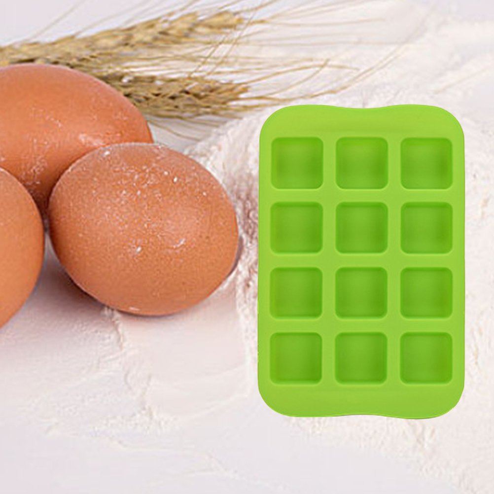 12-Piece Silicone Ice Cube Trays Set - Reusable BPA-Free Ice Makers for Cocktails, Whiskey, Coffee & Chocolate Molds - Perfect for Home Bars, Parties & Kitchen Use