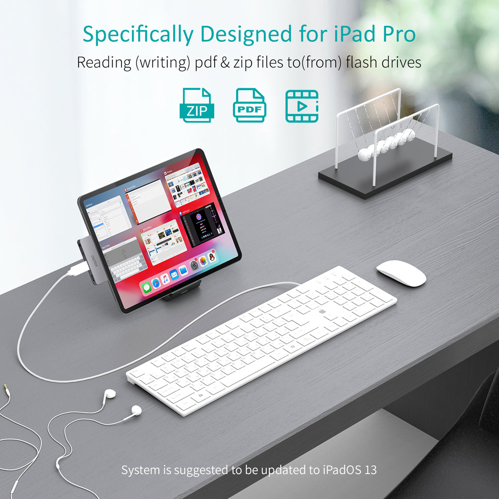 Choetech M13 4-in-1 USB C Hub with HDMI Adapter - Perfect for MacBook, iPad Pro & Windows Laptops - Home Office & Travel Essential