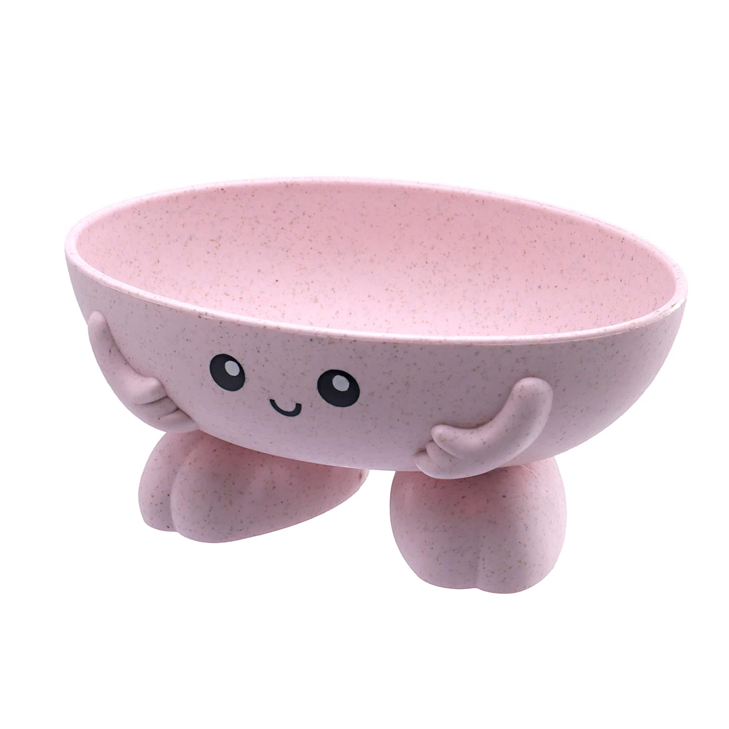 ScutPrime Soap Holder - Creative Lovely Bar Soap Tray for Shower, Bathroom & Kitchen Countertop - Non-Slip Drainage Design - Perfect for Home, Hotel & Spa Use - Pink