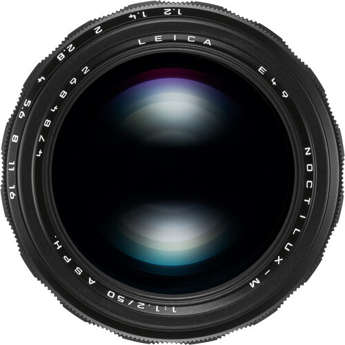 Leica Noctilux M 50mm f/1.2 ASPH Lens (Black) - Premium Fast Aperture Prime Lens for Low Light & Portrait Photography - Perfect for Professional Photographers & Leica M Mount Cameras