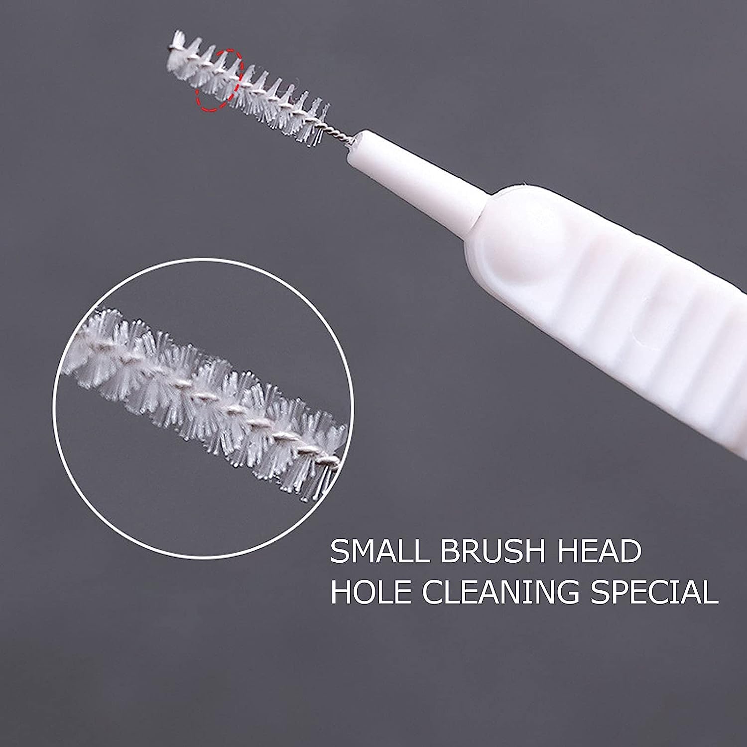 Hoppokart 20Pcs Reusable Shower Head Cleaning Brush Kit - Multi-Functional Nozzle Cleaner for Shower Holes & Small Gaps - Perfect for Bathroom, Kitchen & Hard-to-Reach Areas Cleaning