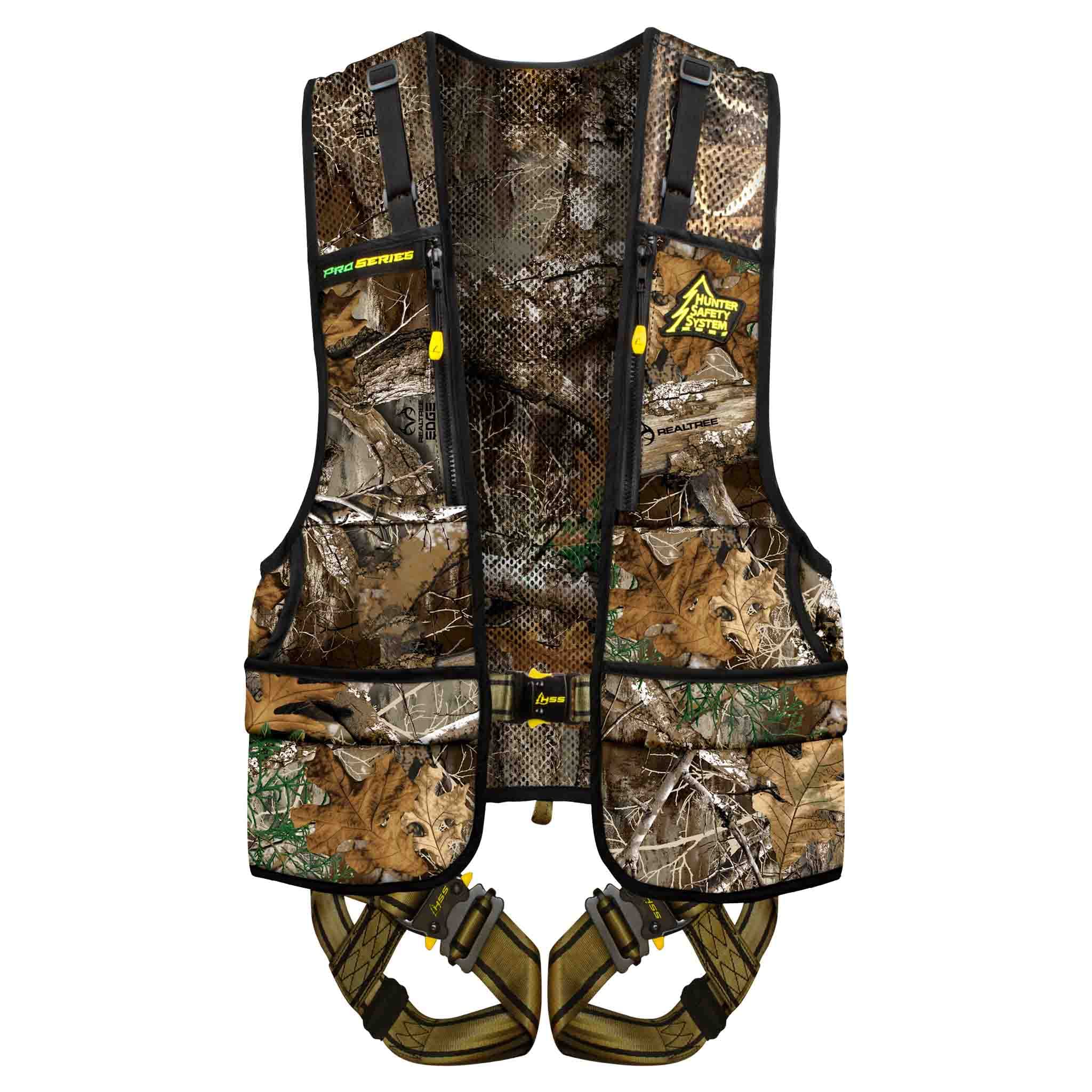 Hunter Safety System Pro-Series Lightweight Low Profile Safety Harness for Tree Stand Hunting - Comfortable Fall Protection Gear for Outdoor Enthusiasts