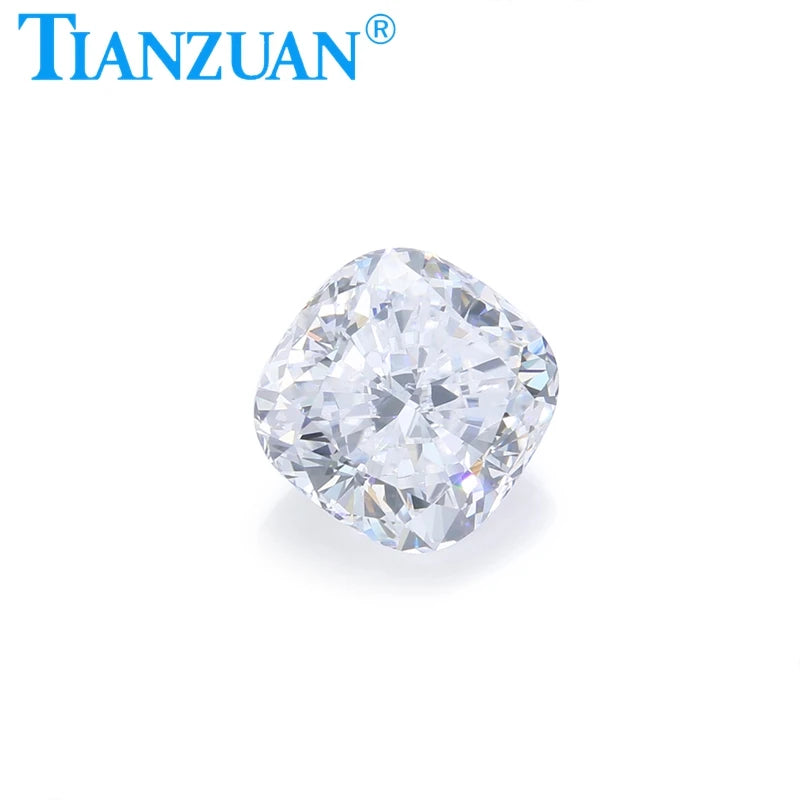 Lab Grown Diamond HPHT Cushion Cut D Color VVS1/VS1 2EX Loose Gemstone with GEMID Certification - Perfect for Engagement Rings, Jewelry Making & Custom Designs