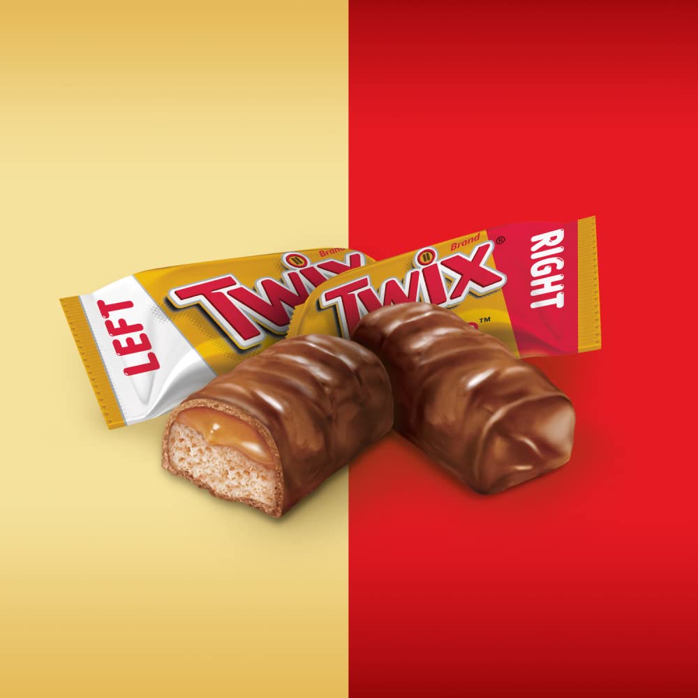TWIX Milk Chocolate Fun Size Candy Bag - 10.83oz Bulk Pack for St. Patrick's Day | Party Favors, Office Treats & Halloween Candy