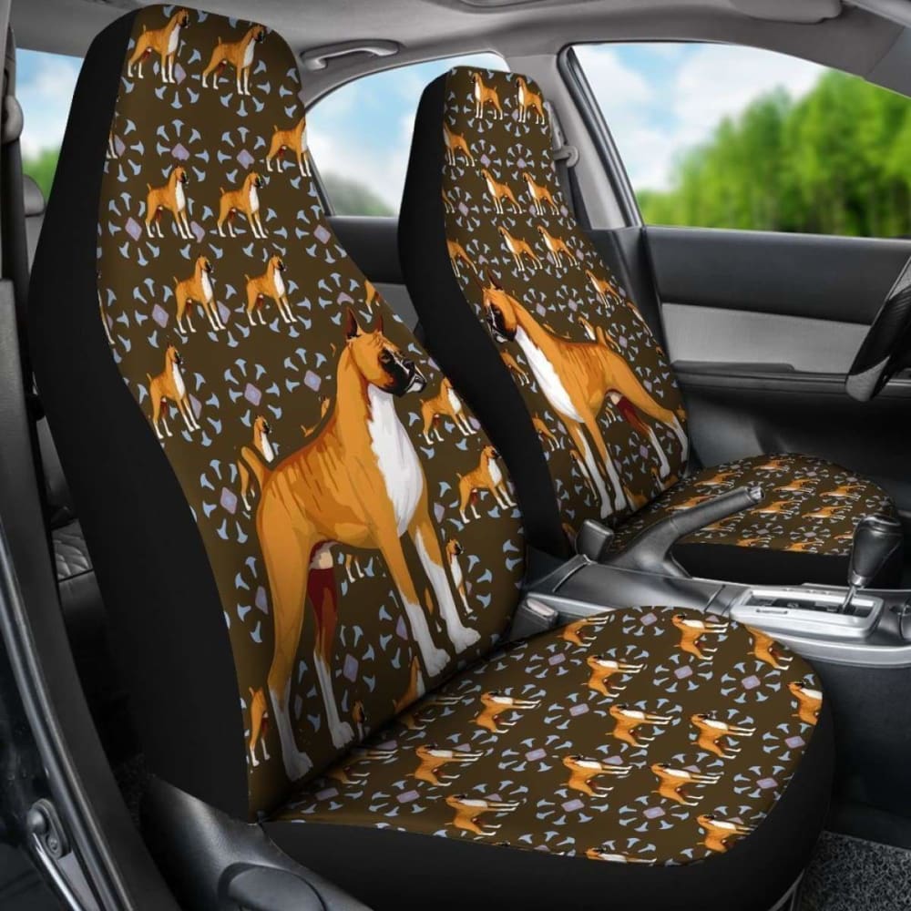 Premium Boxer Car Seat Covers - Universal Fit for Cars, Trucks & SUVs - Durable & Comfortable - Perfect for Pet Owners, Travel & Outdoor Adventures
