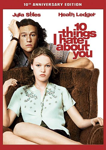 10 Things I Hate About You - 10th Anniversary Edition DVD | Romantic Comedy Movie for Teens & Couples | Perfect for Movie Nights & Date Nights