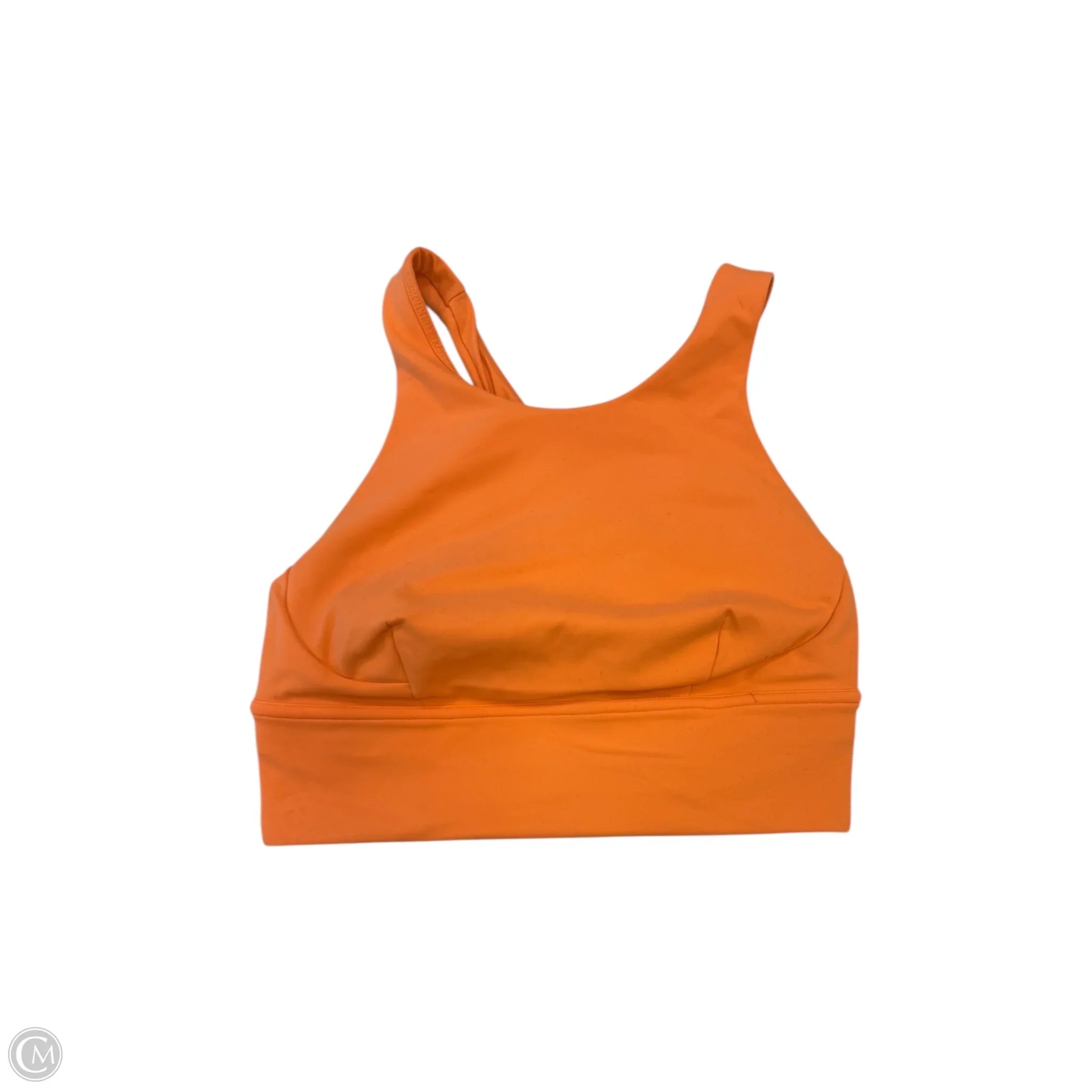 Lululemon Orange Athletic Bra for Women - Medium Size - High Support Sports Bra for Running, Yoga & Workouts