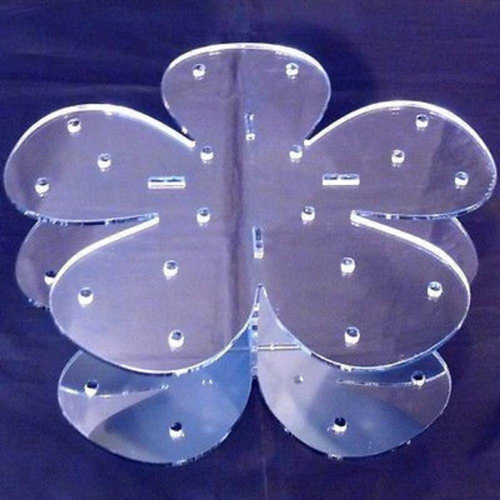 Super Cool Creation Daisy Cake Pop Stand - Elegant Mirrored Display for Birthday Parties, Baby Showers & Wedding Desserts