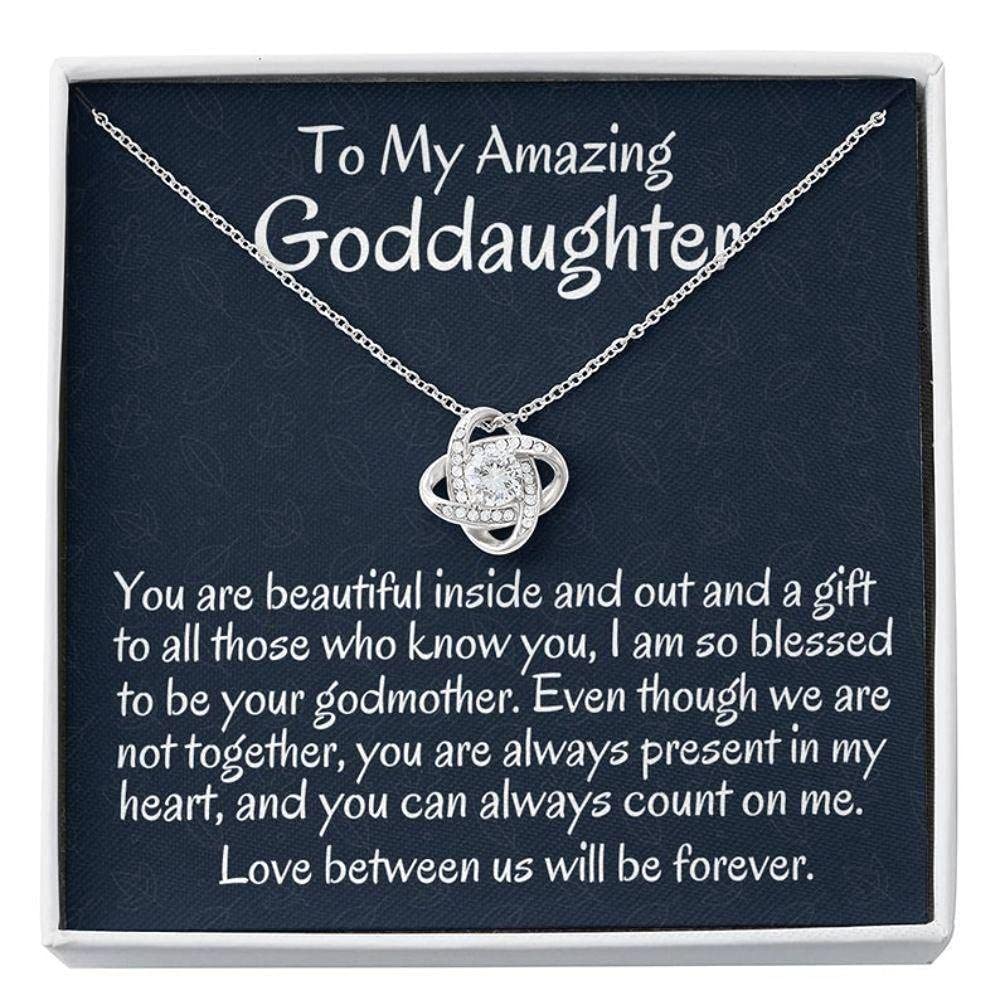 Goddaughter Necklace Gift - Baptism, Confirmation Jewelry for Special Occasions