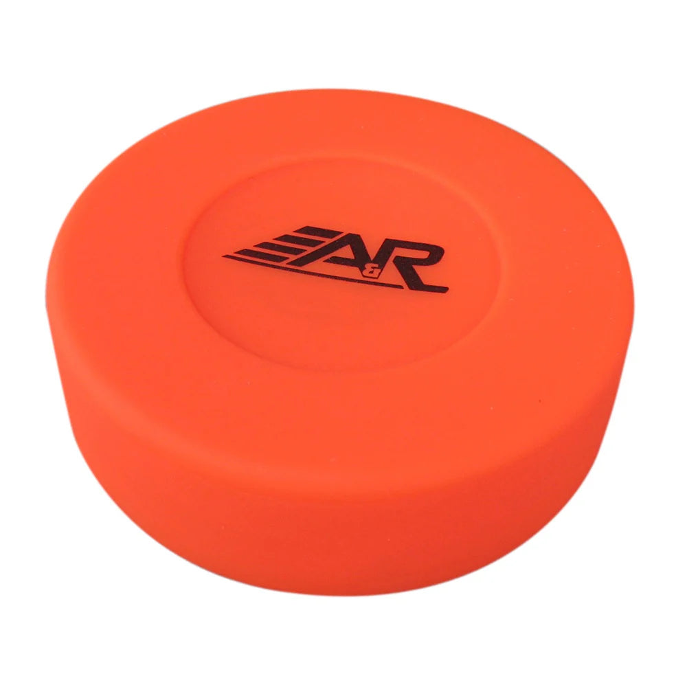 A&R High-Performance Orange Floor Hockey Puck - Durable Indoor & Outdoor Hockey Training Puck for Practice, Street Hockey, and Gym Use