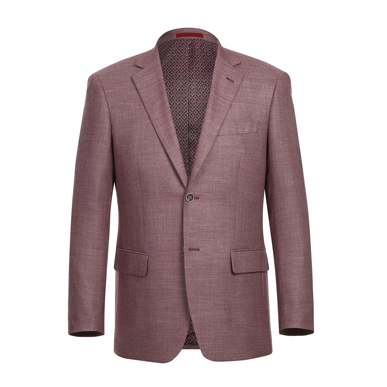 Renoir Alessandro Vitello New Slim Fit Blazer for Men - Wine Red 294 25 | Formal Business Suit Jacket for Office, Wedding & Special Occasions