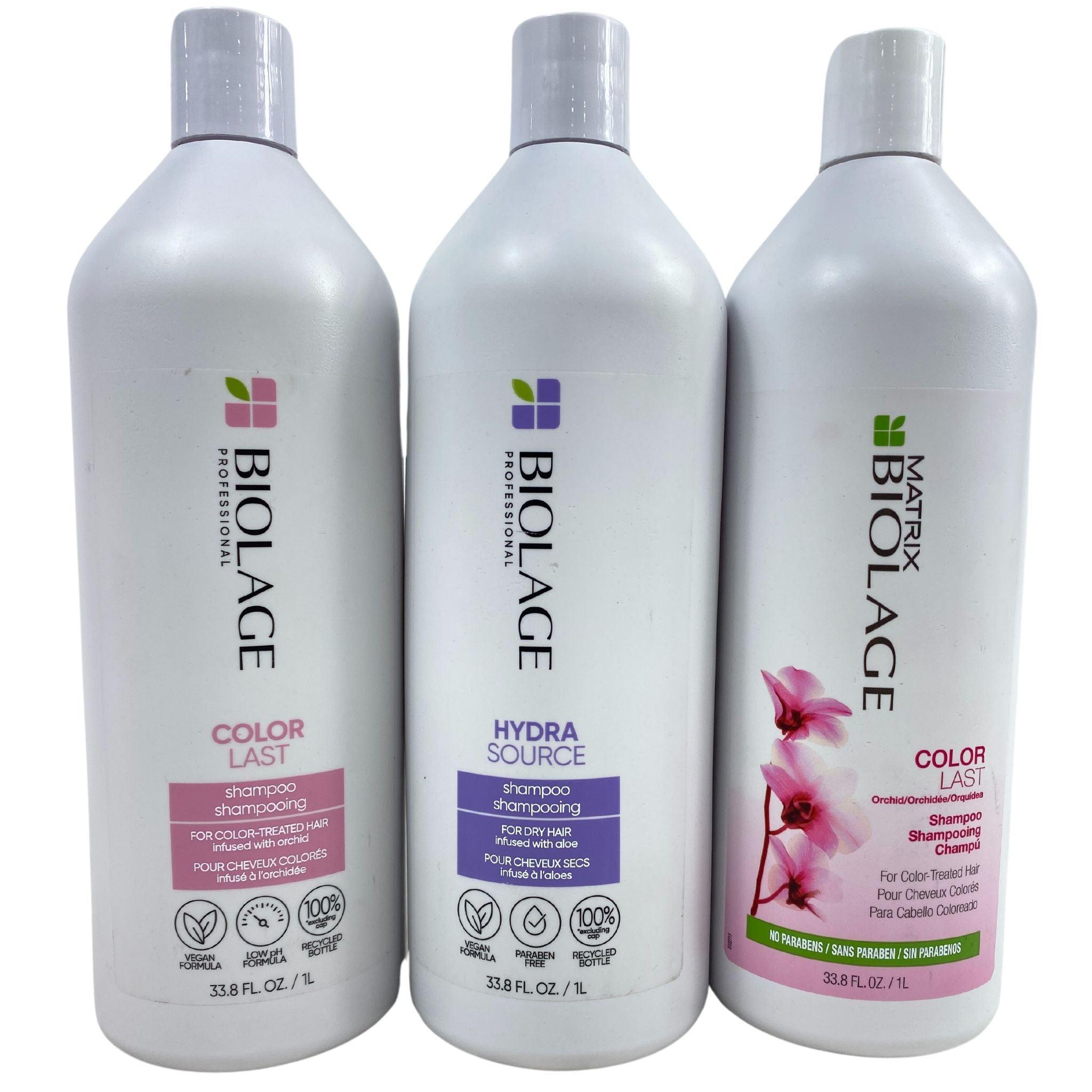 BIOLAGE Assorted Shampoo Variety Pack - 33.8OZ (24-Piece Bulk Set) for Salon Professionals & Hair Care Enthusiasts - Perfect for Salons, Spas, and Home Use