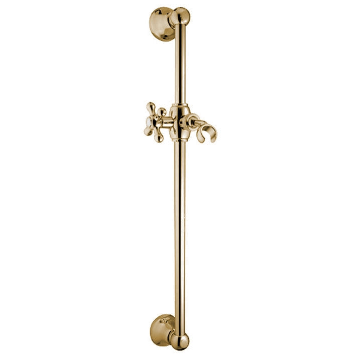 Classic 60cm Shower Curtain Rod in Brass - No Hand Shower & Hose Included | Perfect for Small Bathrooms & Compact Spaces