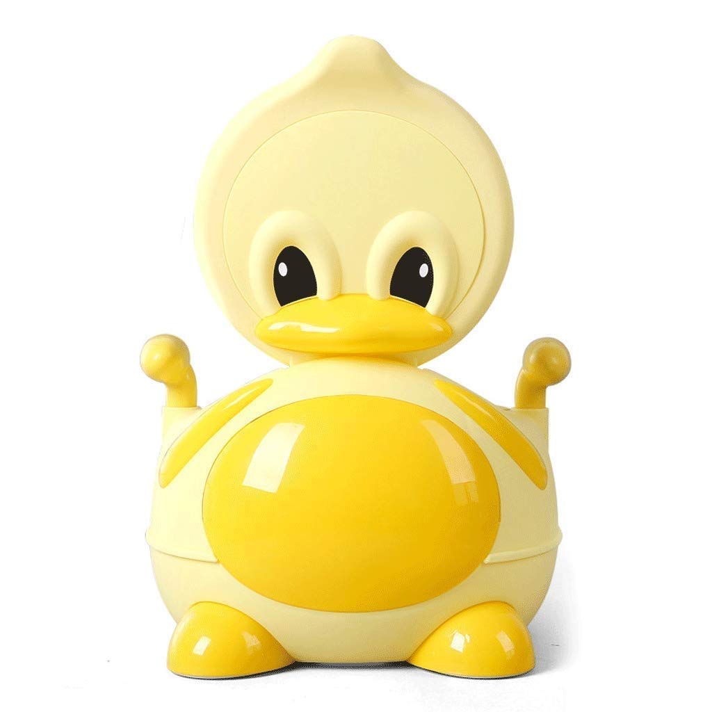 XLEVE Duckling Toddler Potty Training Toilet Chair - Soft Splash-Proof Padded Seat for Kids & Baby Boys Girls (Yellow) - Perfect for Bathroom Training & Early Childhood Development