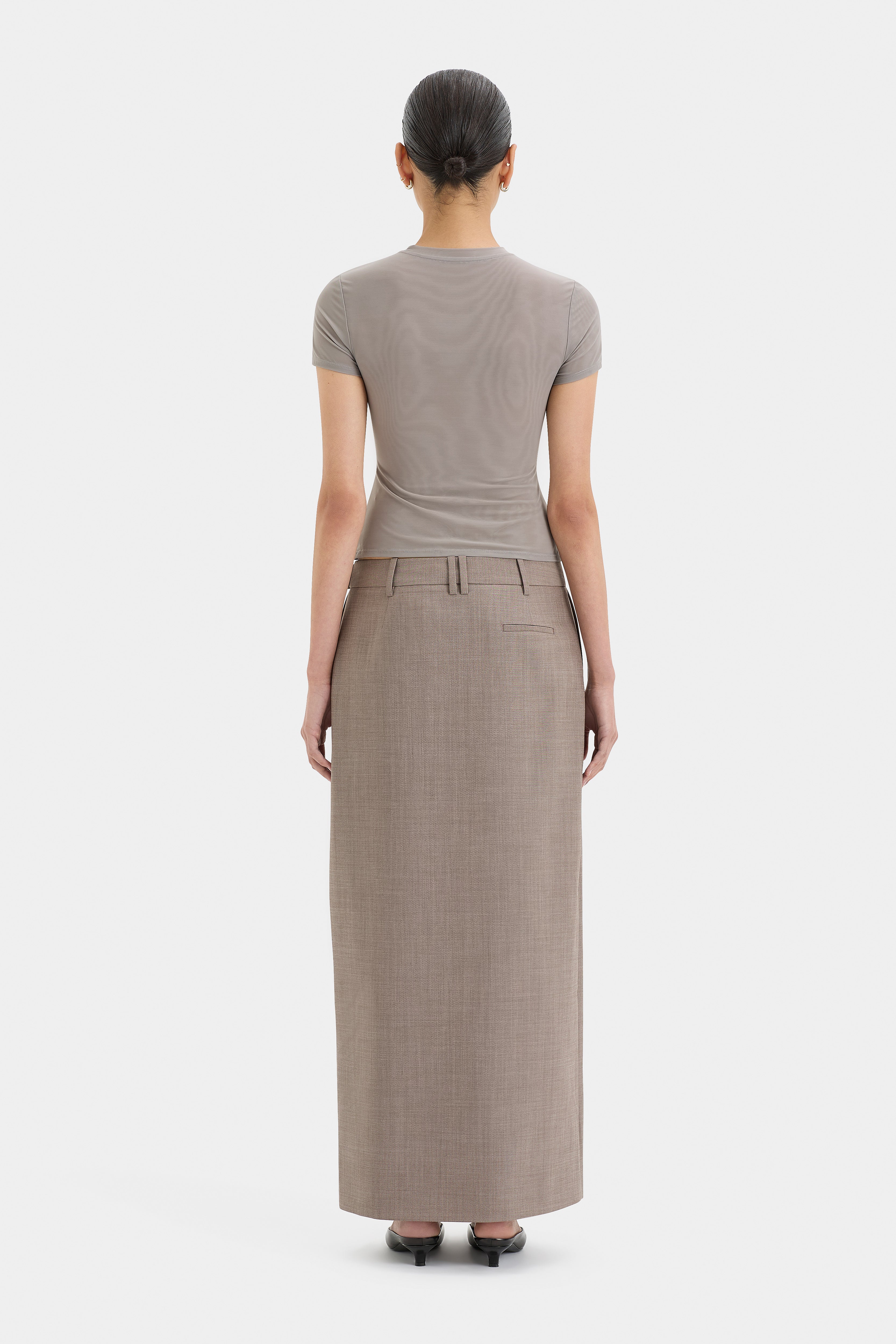 Leonardo Belted Skirt for Women - High Waist Wrap Midi Skirt with Adjustable Waistband - Perfect for Office, Date Night & Casual Outfits