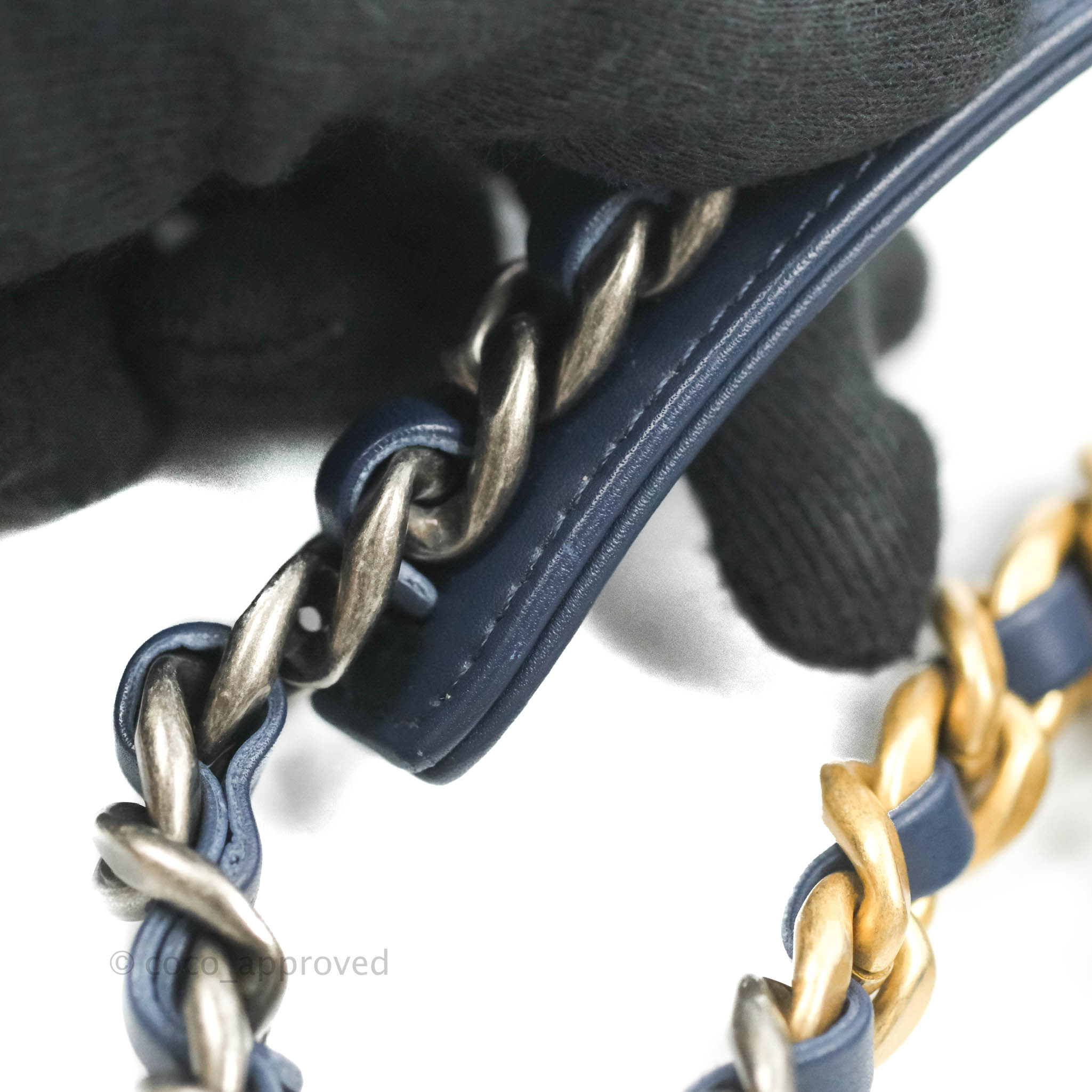 Chanel 19 Small Denim Handbag with Mixed Hardware - Luxury Designer Crossbody Bag for Women, Perfect for Everyday Use & Special Occasions