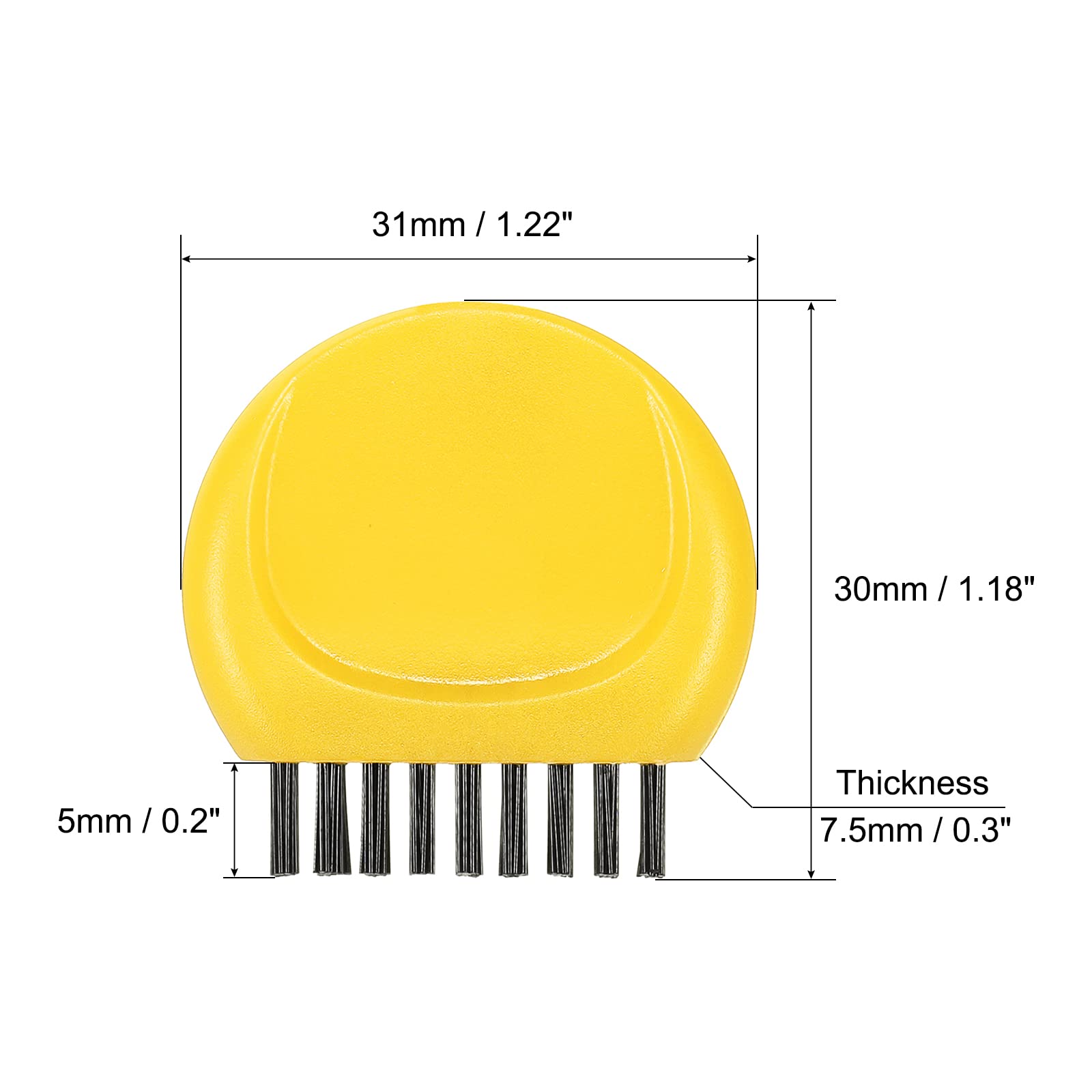 Mini Golf Club Brush - Soft & Portable Golf Club Cleaner for Dust & Dirt Removal | Ideal for Golf Courses, Driving Ranges & Home Practice
