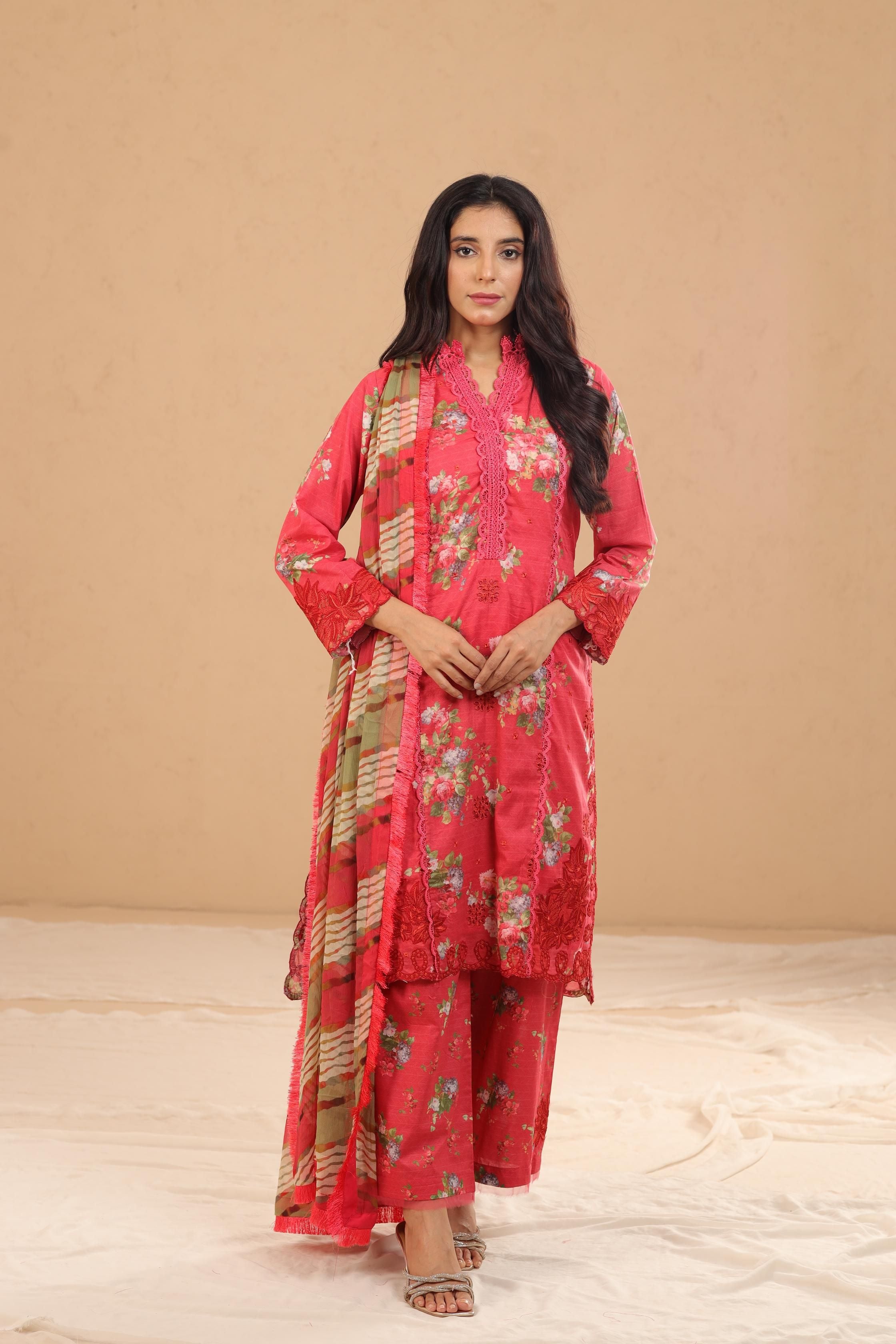 Sobia Nazir Embroidered Formal Dress for Women - Elegant Stitched Design 5B for Parties, Weddings & Special Occasions