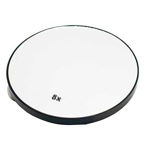 EMILYSTORES 5X Magnifying Mirror with Suction Cup - 5.5 Inch Lighted Makeup Mirror for Bathroom, Vanity & Travel - Perfect for Shaving, Skincare & Precision Makeup Application
