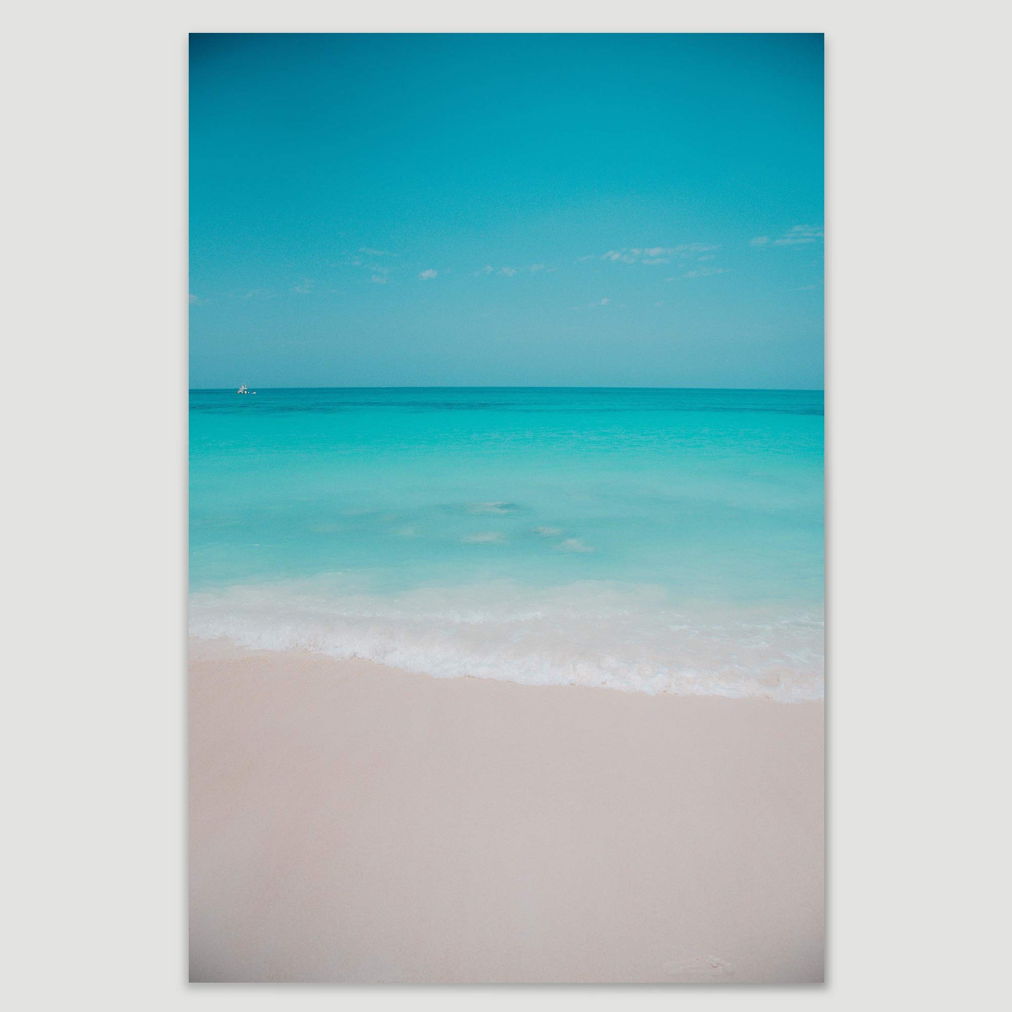 SIGNWIN Coastal Canvas Wall Art - 32x48 Inches Seascape Photography, Beach Blue Ocean View for Living Room & Bedroom Decor - Relaxing & Calming Home Office Wall Decor